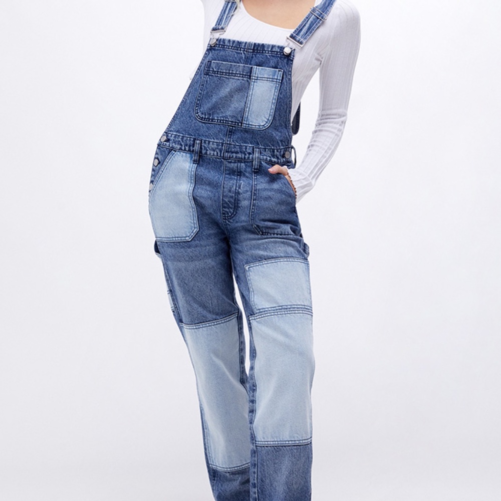 PacSun Eco Patchwork Baggy Overalls - Size XS